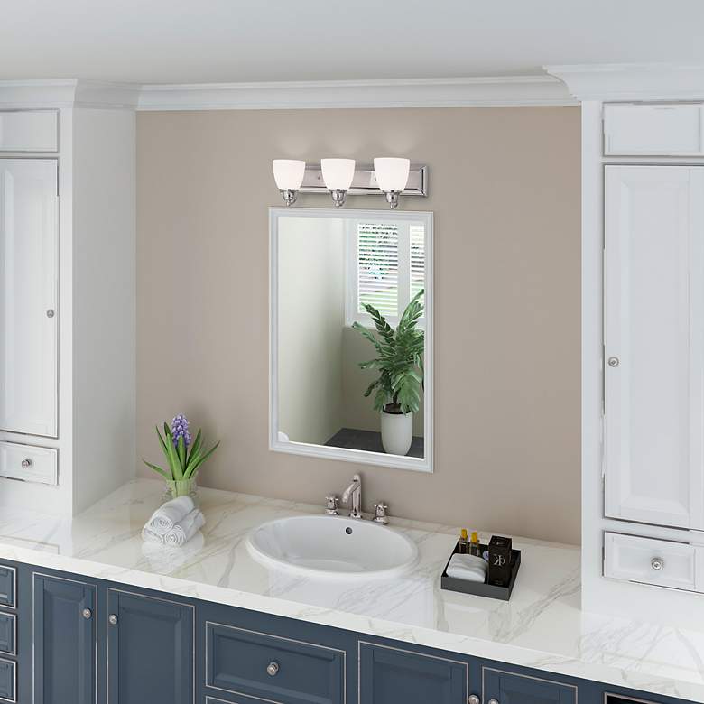 Image 3 Springfield 24" Wide Polished Chrome 3-Light Bath Light more views