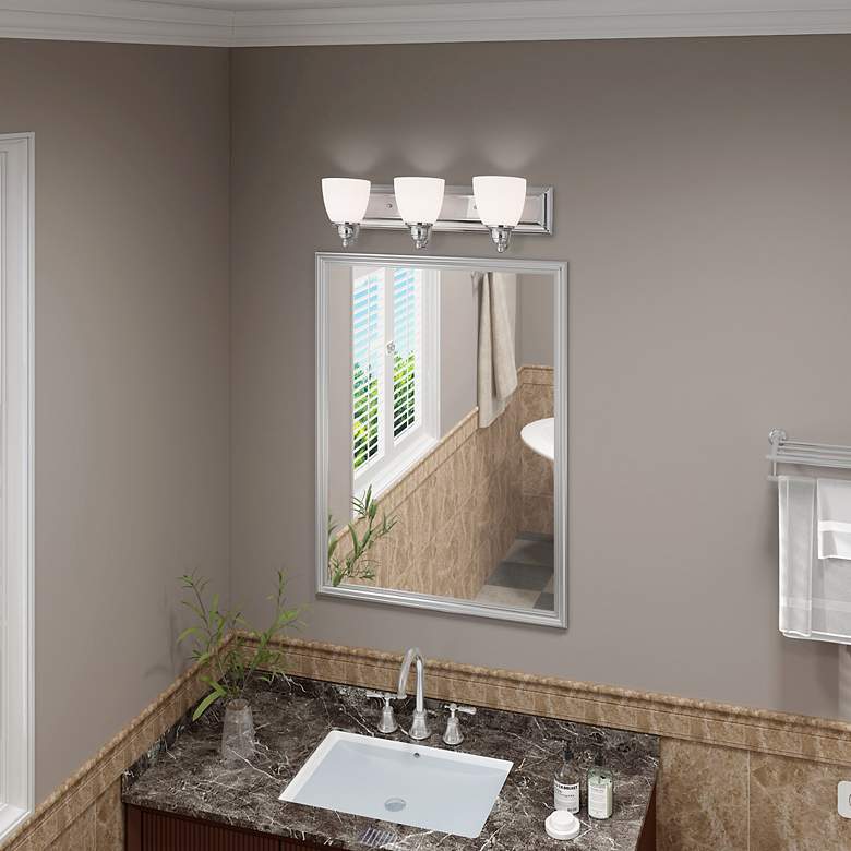 Image 5 Springfield 24" Wide Polished Chrome 3-Light Bath Light more views