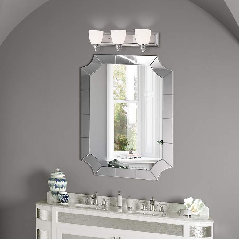 Image 7 Springfield 24" Wide Polished Chrome 3-Light Bath Light more views