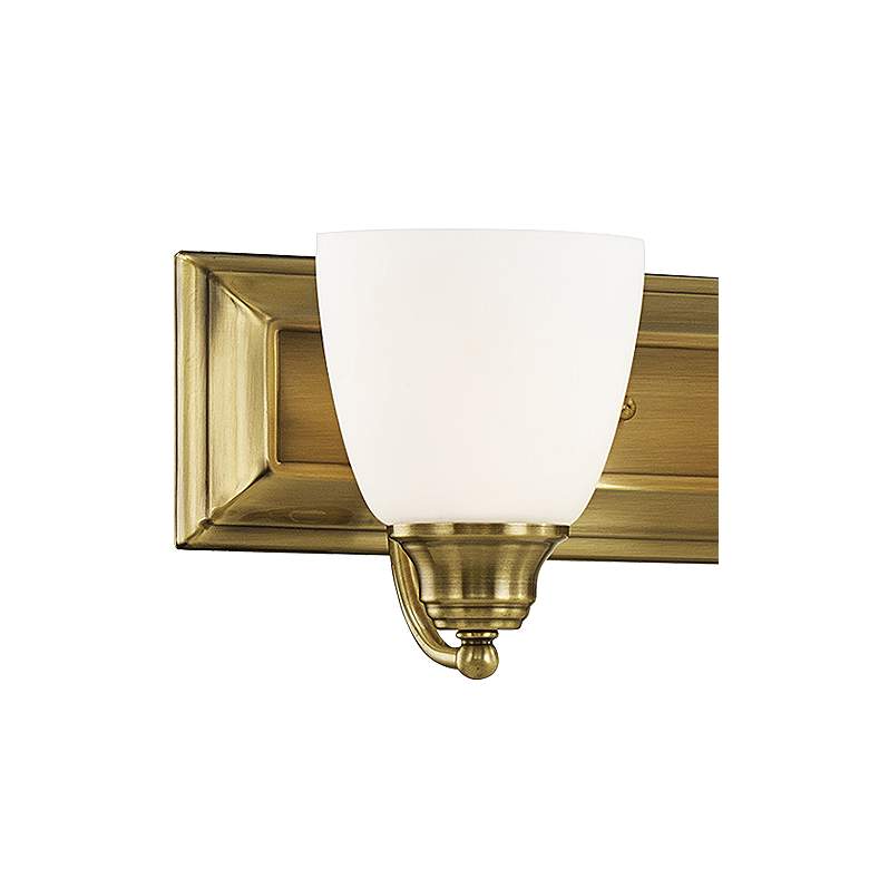 Image 4 Springfield 36" Wide Antique Brass 5-Light Vanity Bath Light more views