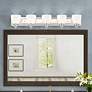 1_Springfield 36" Wide Bronze 5-Light Vanity Bath Light