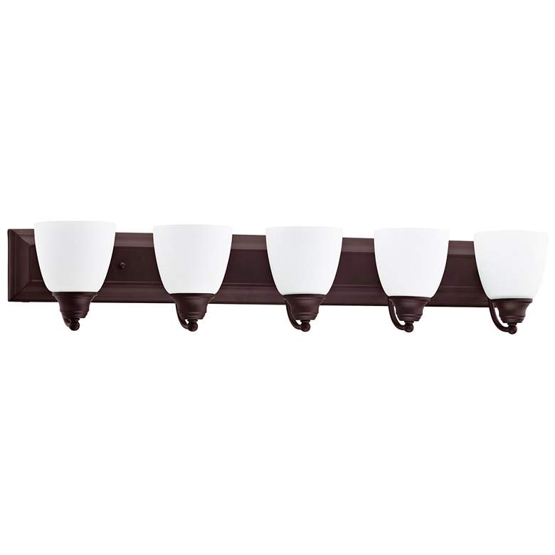 Image 4 Springfield 36" Wide Bronze 5-Light Vanity Bath Light more views