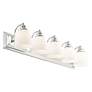 5_Springfield 36" Wide Bronze 5-Light Vanity Bath Light more views