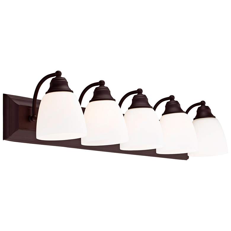 Image 6 Springfield 36" Wide Bronze 5-Light Vanity Bath Light more views