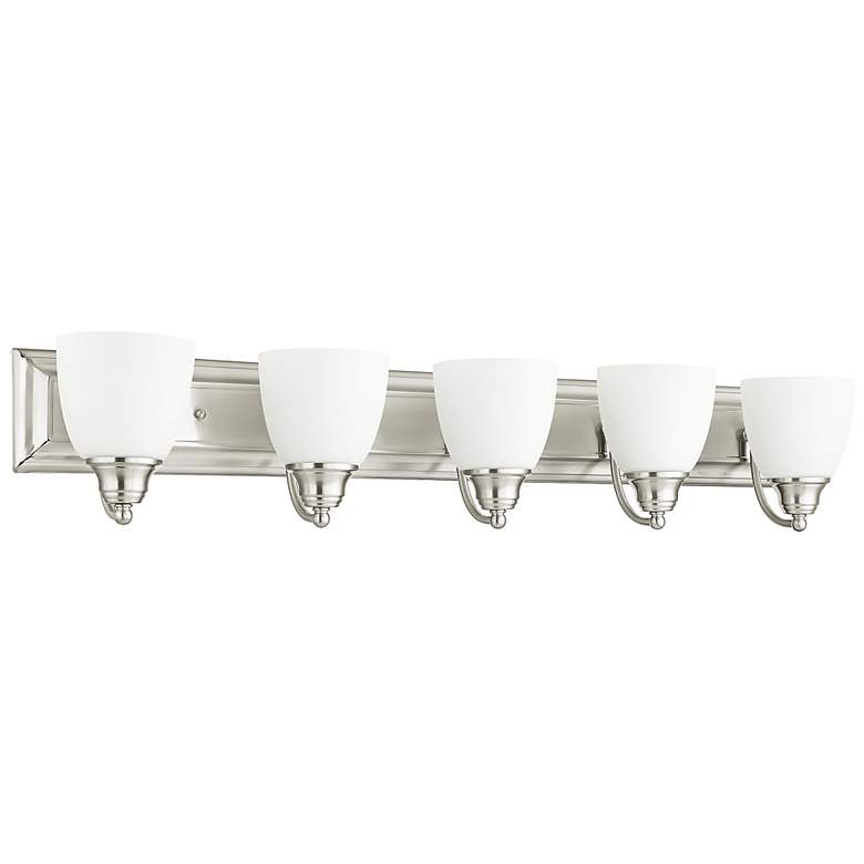 Image 5 Springfield 36" Wide Brushed Nickel 5-Light Bath Light more views