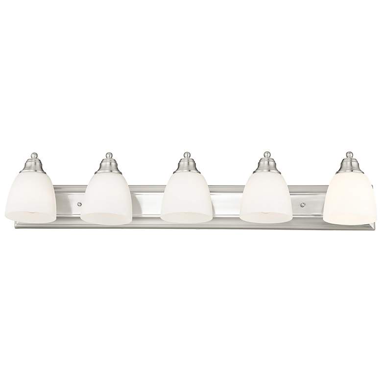 Image 6 Springfield 36" Wide Brushed Nickel 5-Light Bath Light more views