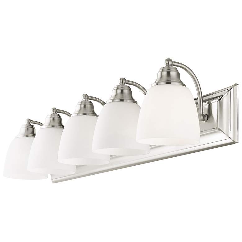Image 7 Springfield 36" Wide Brushed Nickel 5-Light Bath Light more views
