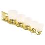 4_Springfield 36" Wide Polished Brass 5-Light Bath Light more views