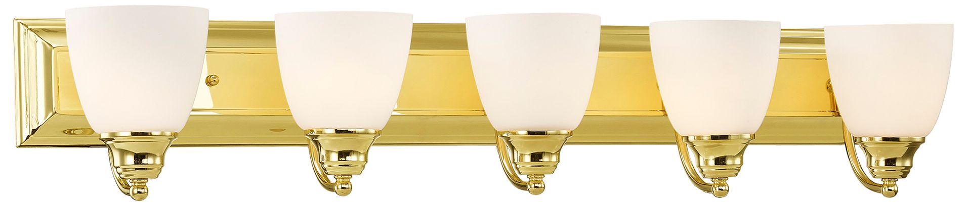 Springfield 5 Light Polished Brass Bath Vanity 519X5 Lamps Plus
