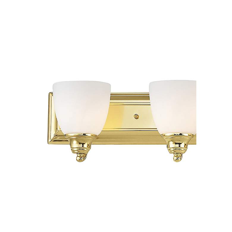 Image 4 Springfield 6-Light 7-in Polished Brass Vanity Light Bar more views
