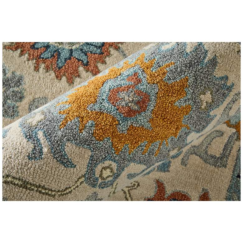 Fairview Spring Blue Rug Springfield Floral & Botanical Hand Tufted Blue Area Rug 8A46F 5' x 8 ...