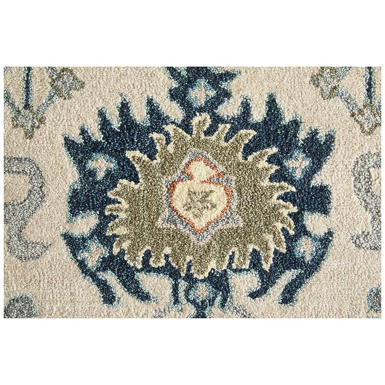 Fairview Spring Blue Rug Springfield Floral & Botanical Hand Tufted Blue Area Rug 8A46F 5' x 8 ...