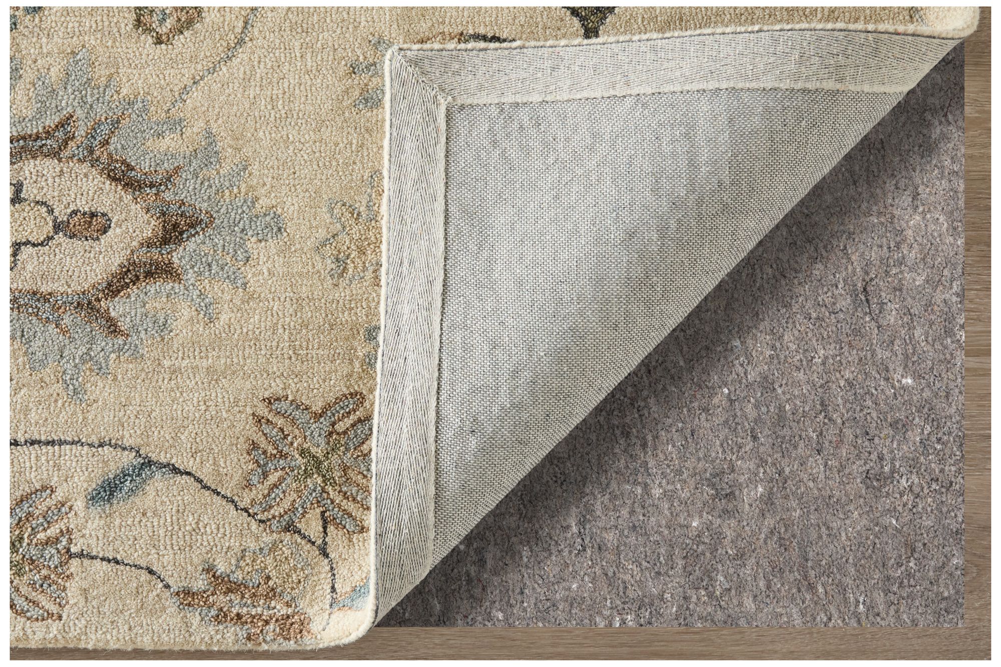 Image 4 Springfield Floral Hand Tufted Ivory Area Rug 8A48F 5' x 8' more views