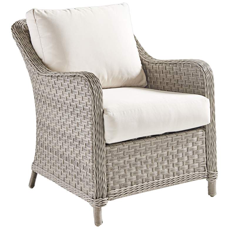 Image 1 Springfield Pebble Wicker Outdoor Armchair