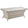 Springfield Wood Top and Pebble Wicker Outdoor Coffee Table