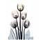 Springing Tulips 48" High Tempered Glass Graphic Wall Art