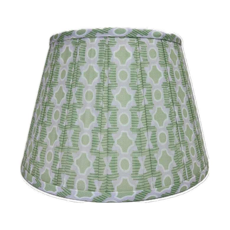 Image 1 Springtime Green Lavender Lamp Shade 10x14x10x10 (Spider)
