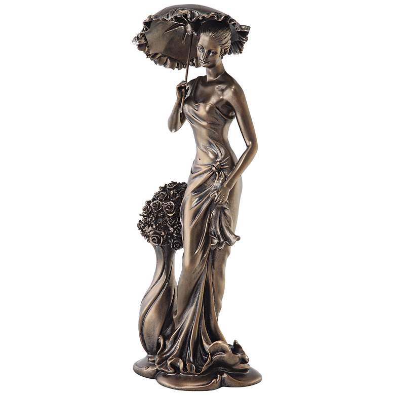 Image 5 Springtime Promenade Bronze Finish 14 3/4 inch High Sculpture more views