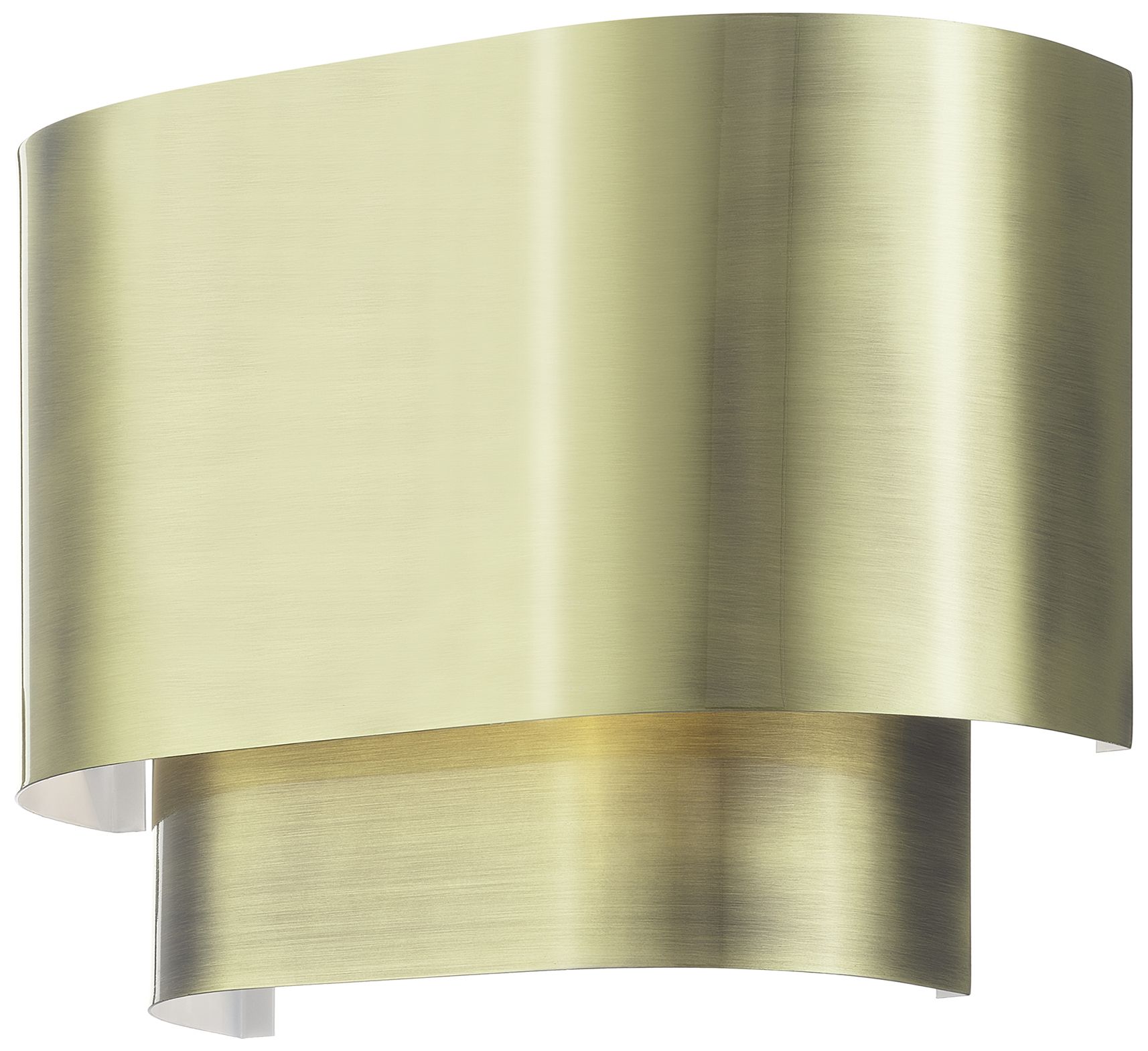 Image 3 Springview 1 Light Antique Brass ADA Sconce more views
