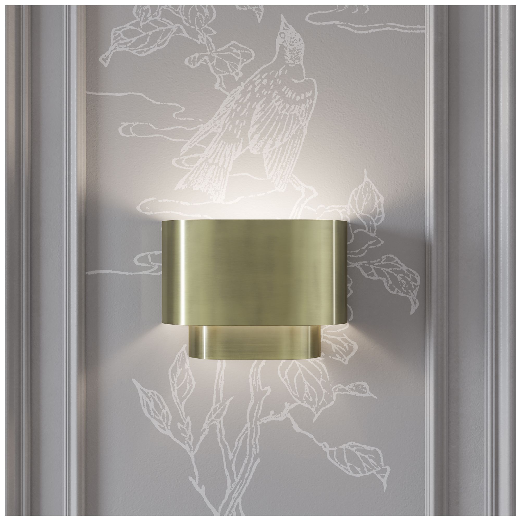 Springview 1 Light Antique Brass ADA Sconce