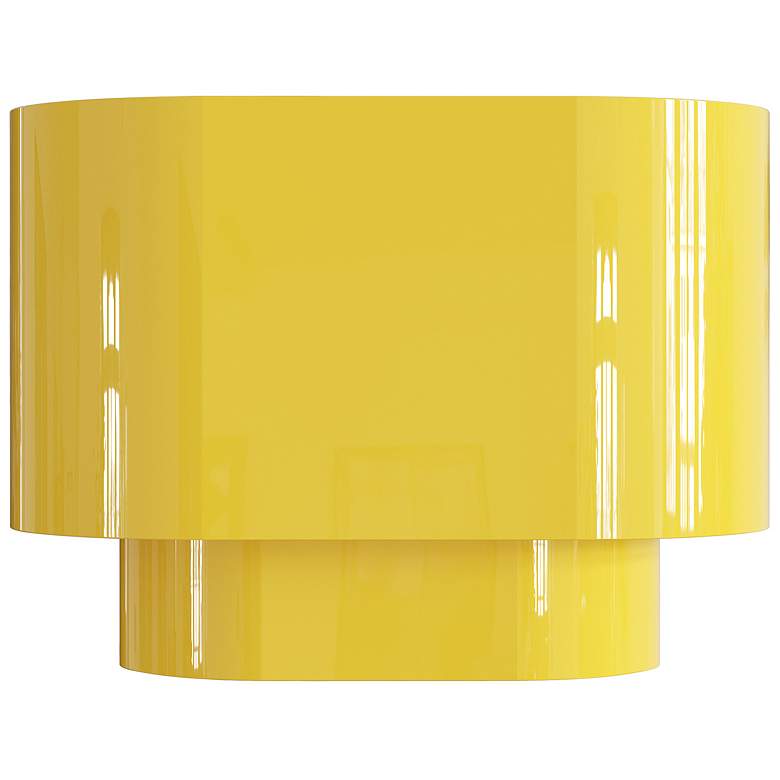 Image 1 Springview 1 Light Shiny Yellow ADA Sconce with Shiny Yellow Metal Shade