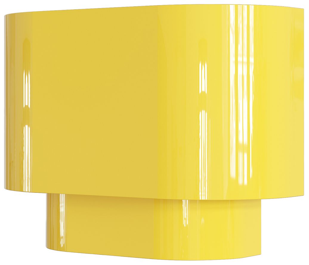 Image 2 Springview 1 Light Shiny Yellow ADA Sconce with Shiny Yellow Metal Shade more views
