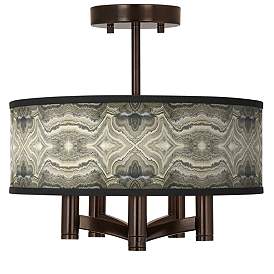 Image1 of Sprouting Marble Ava 5-Light Bronze Ceiling Light