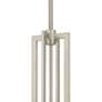 Sprouting Marble Carey 24" Brushed Nickel 4-Light Chandelier