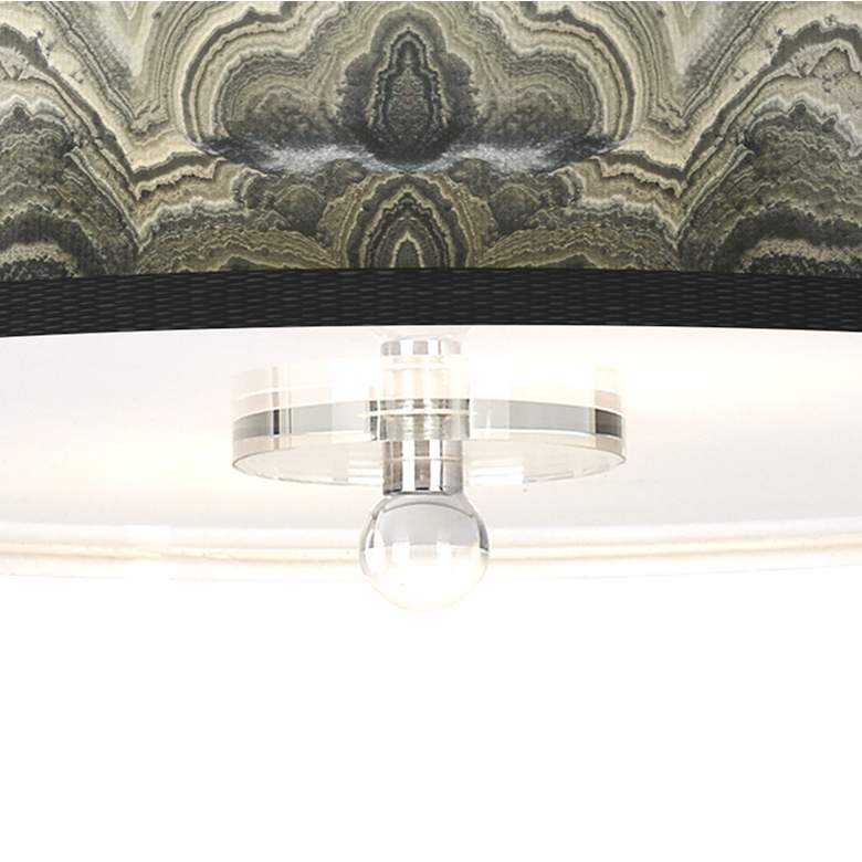 Image 3 Sprouting Marble Giclee 16 inch Wide Semi-Flush Ceiling Light more views