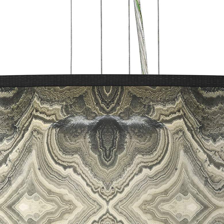 Image 2 Sprouting Marble Giclee 24" Wide 4-Light Pendant Chandelier more views