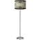 Sprouting Marble Giclee Brushed Nickel Garth Floor Lamp