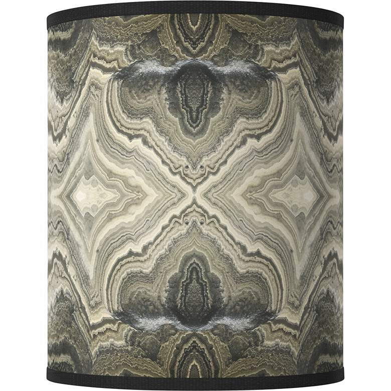 Image 1 Sprouting Marble Giclee Drum Lamp Shade 10x10x12 (Spider)