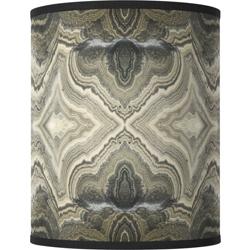 Sprouting Marble Giclee Drum Lamp Shade 10x10x12 (Spider)