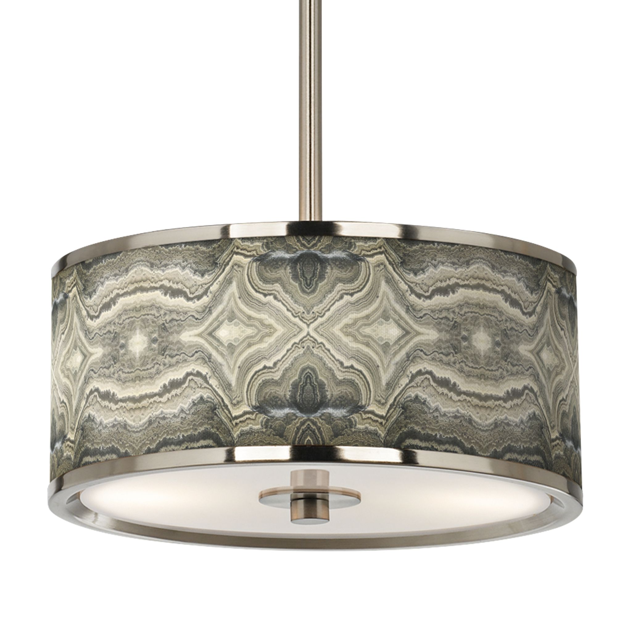 Image 3 Sprouting Marble Giclee Glow 10 1/4" Wide Pendant Light more views