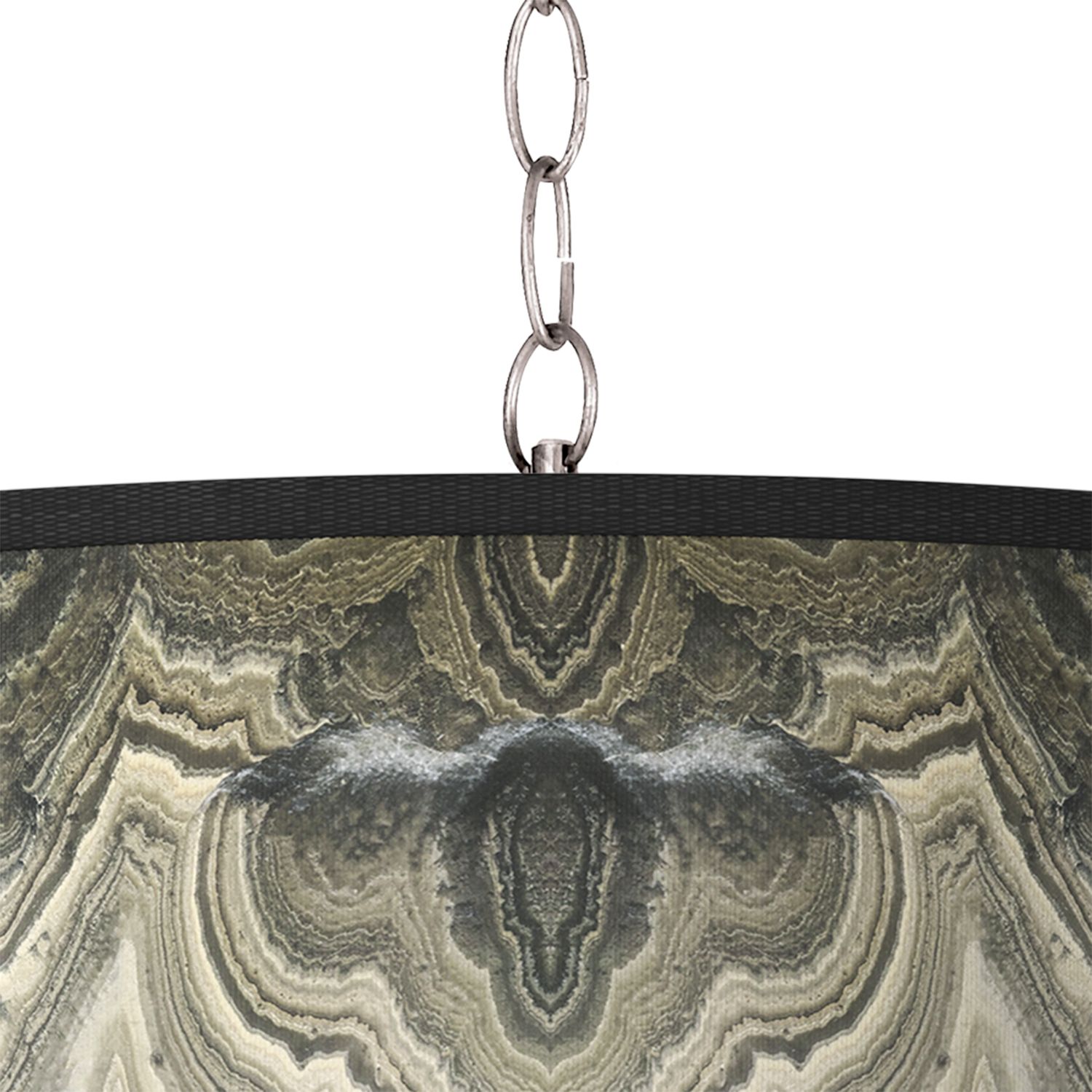 Image 2 Sprouting Marble Giclee Glow 13 1/2" Wide Plug-In Swag Pendant more views