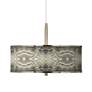 Sprouting Marble Giclee Glow 16" Wide Pendant Light
