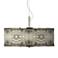 Sprouting Marble Giclee Glow 20" Wide Pendant Light