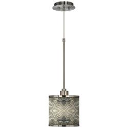 Sprouting Marble Giclee Glow 7&quot; WIde Modern Mini Pendant Light