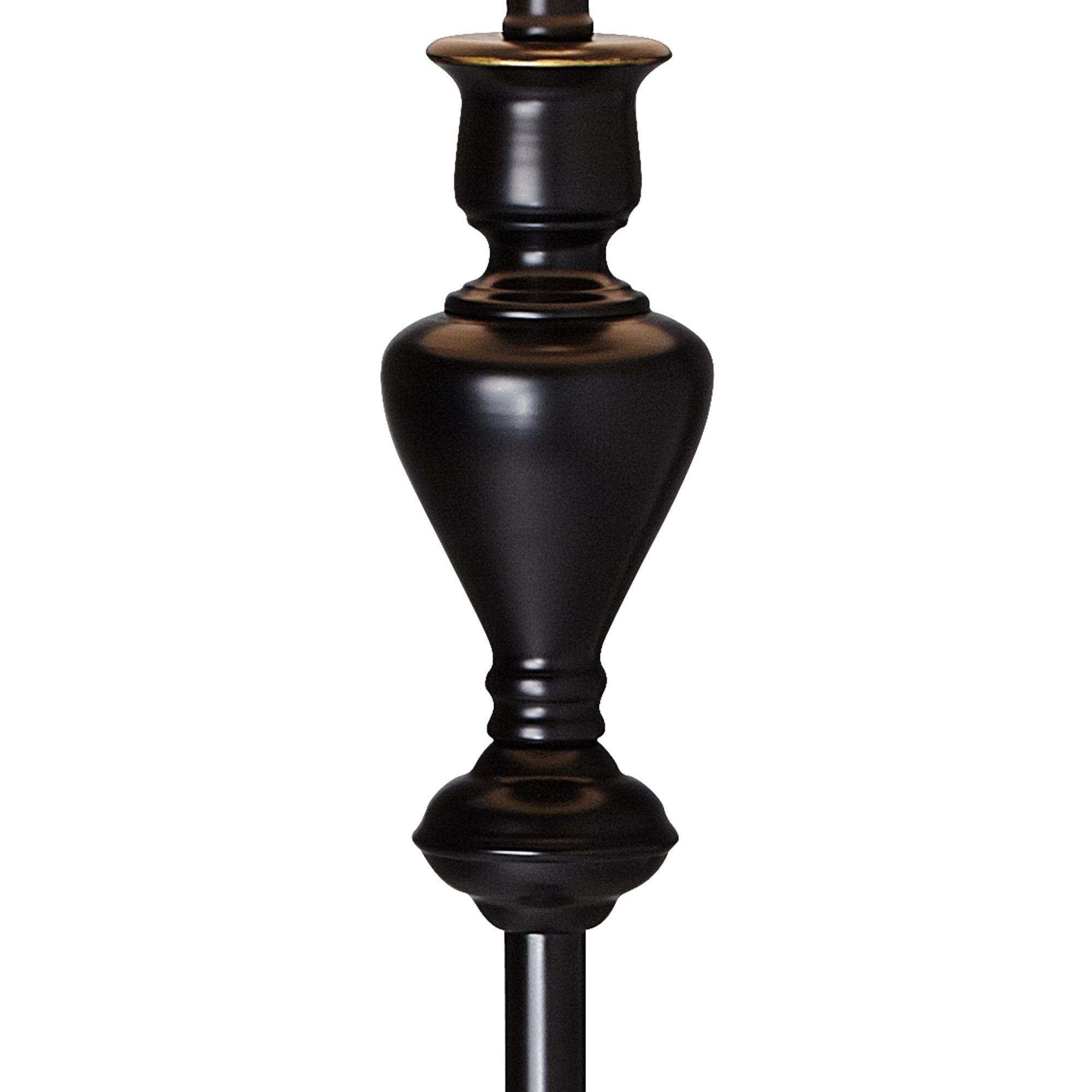 Thumbnail3 of Sprouting Marble Giclee Glow Black Bronze Floor Lamp more views