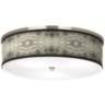 Sprouting Marble Giclee Nickel 20 1/4" Wide Ceiling Light