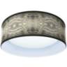 Sprouting Marble Pattern 16" Wide Modern Round LED Ceiling Light