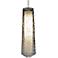 Spun 5" Wide Satin Nickel LED Mini Pendant with Smoke Glass