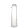 Spun LED Pendant - 3000K - 120-277V - Satin Nickel - Clear