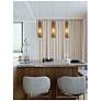 2_Spun Pendant - Satin Nickel - Smoke more views
