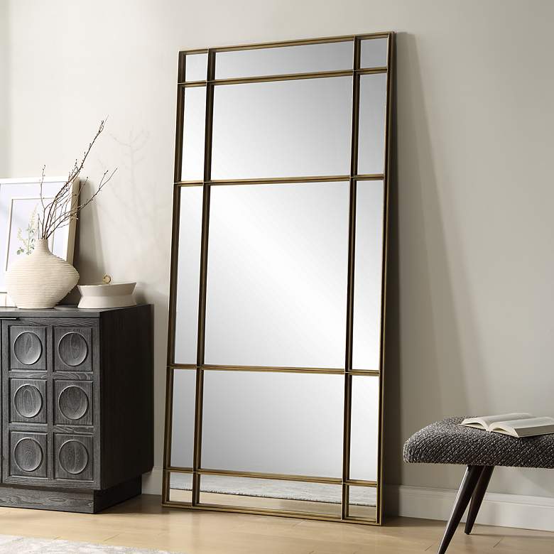 Image 3 Spurgeon 39" x 79 3/4" Gold Wall Mirror more views