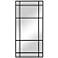 Spurgeon Black 40" x 80 1/4" Oversized Window Mirror