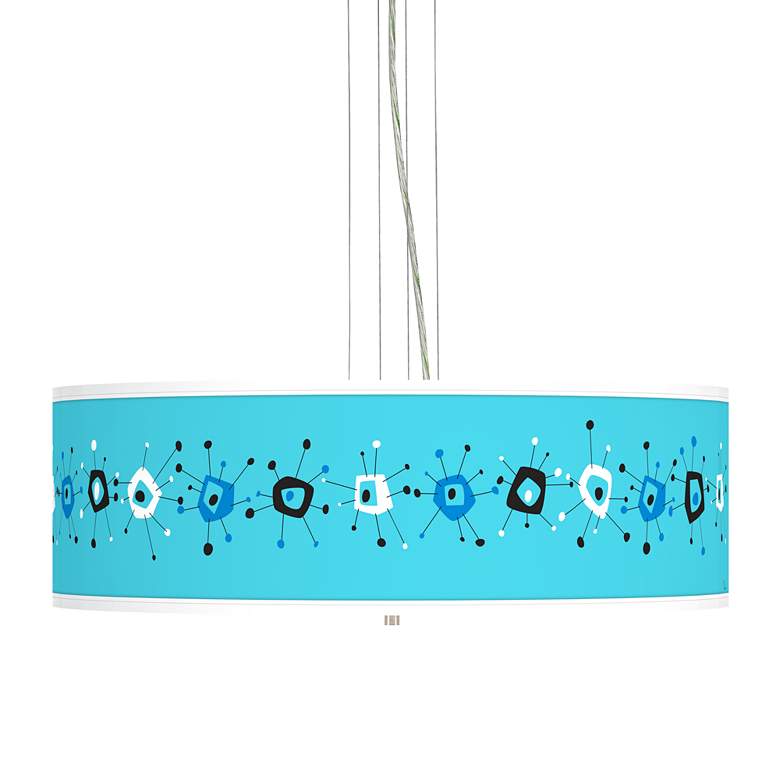 Image 1 Sputnickle Giclee 24" Wide 4-Light Pendant Chandelier