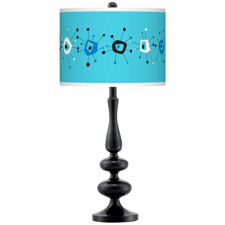 Image 1 Sputnickle Giclee Paley Black Table Lamp