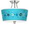 Sputnickle Tapered Drum Giclee Ceiling Light