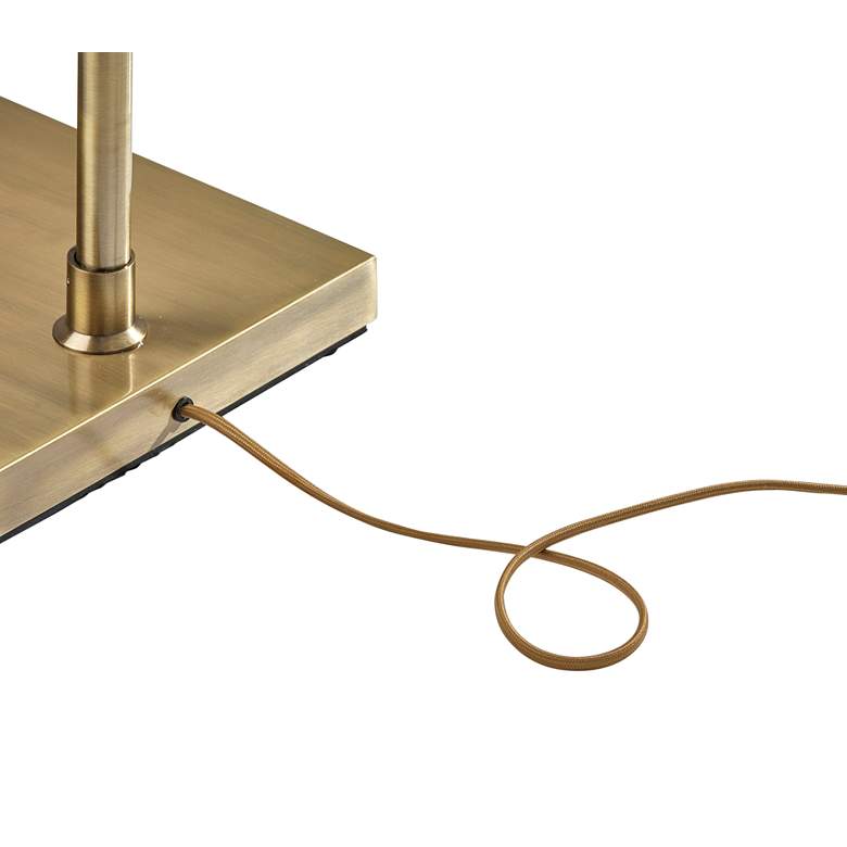 Image 2 Sputnik Antique Brass Metal 9-Light Arc Floor Lamp more views